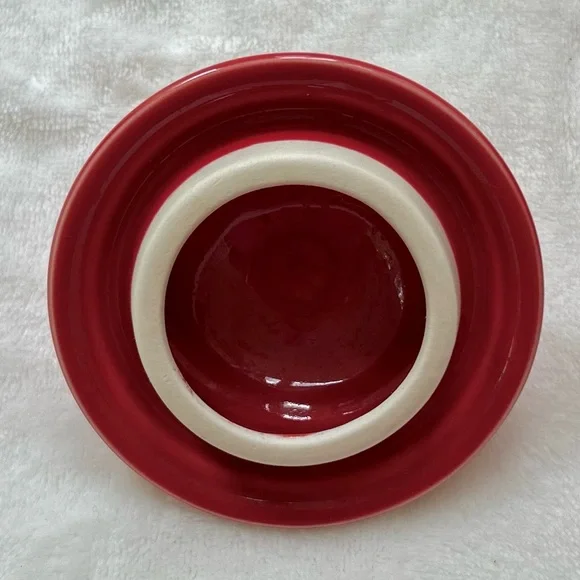 Vintage Fiesta 2 Cup Teapot & Lid Rare Scarlet Red Made In USA HLC Intro 2004 - Picture 9 of 11